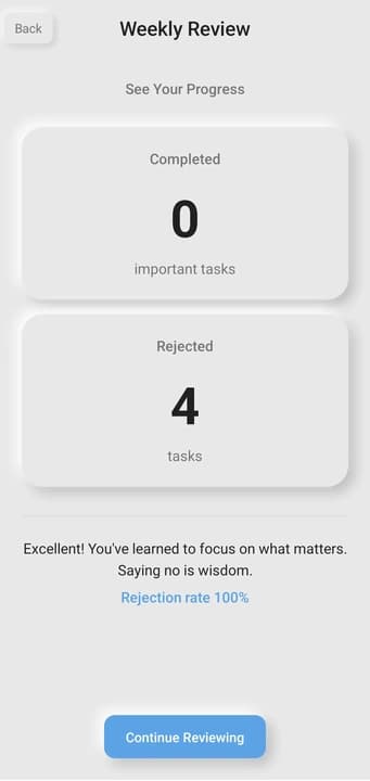 UndoList deletion tracking statistics